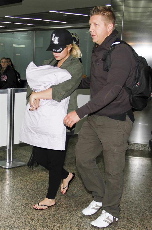 Demi Lovato Pictures Demi Lovato Rio de Janeiro International Airport 9/28/12