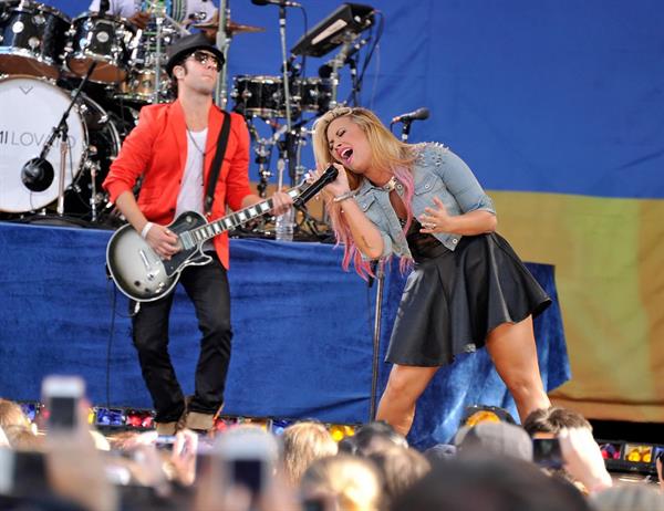 Demi Lovato -  Good Morning America  set in New York  -  6 July, 2012