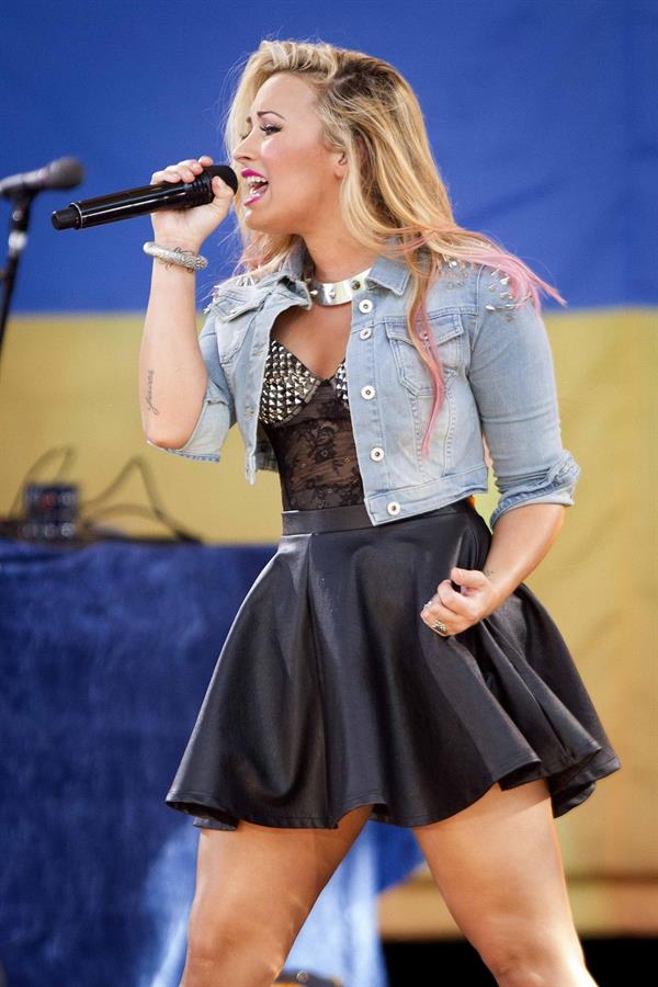 Demi Lovato -  Good Morning America  set in New York  -  6 July, 2012