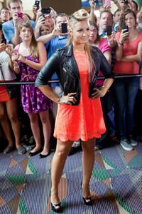 Demi Lovato -  The X Factor  season 2 auditions in Greenscoro, North Carolina (July 8, 2012)