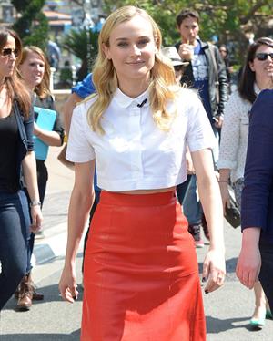 Diane Kruger Diane Kruger  Interview at the Grove in Los Angeles  on March 15, 2013