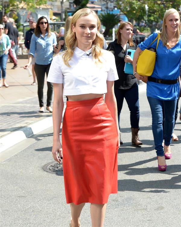 Diane Kruger Diane Kruger  Interview at the Grove in Los Angeles  on March 15, 2013