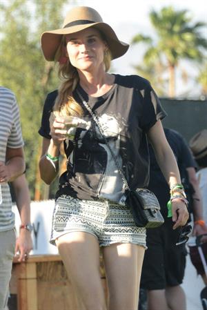 Diane Kruger attends the H&M Loves Music Coachella 2013 kick-off Event at Merv Griffin Estate in La Quinta in April 