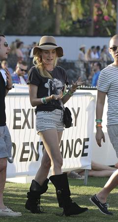 Diane Kruger attends the H&M Loves Music Coachella 2013 kick-off Event at Merv Griffin Estate in La Quinta in April 