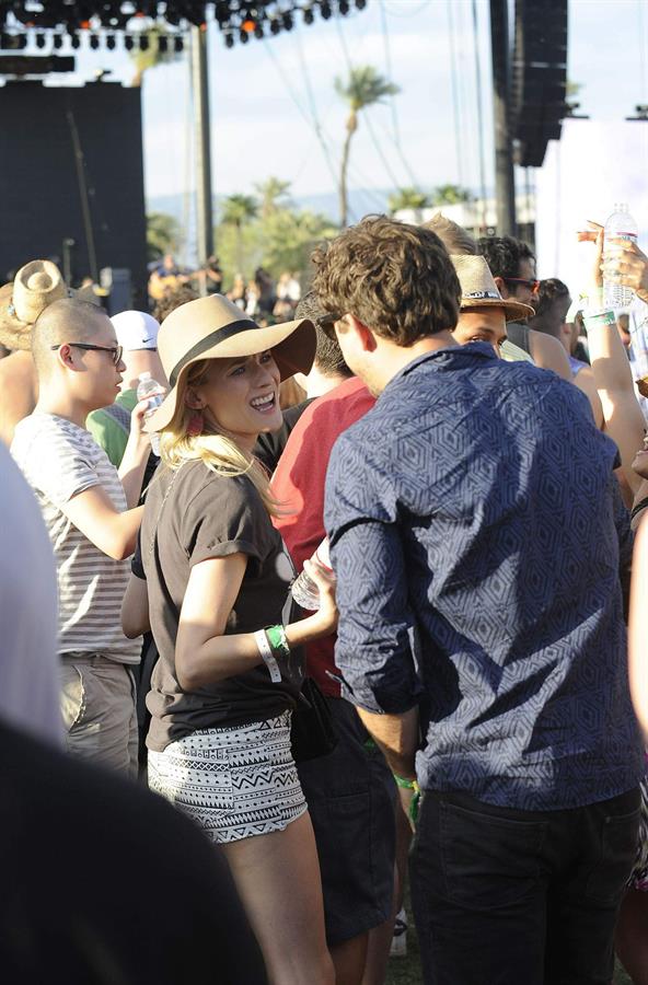 Diane Kruger attends the H&M Loves Music Coachella 2013 kick-off Event at Merv Griffin Estate in La Quinta in April 