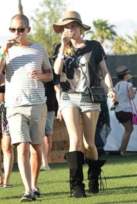 Diane Kruger attends the H&M Loves Music Coachella 2013 kick-off Event at Merv Griffin Estate in La Quinta in April 