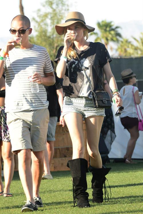 Diane Kruger attends the H&M Loves Music Coachella 2013 kick-off Event at Merv Griffin Estate in La Quinta in April 