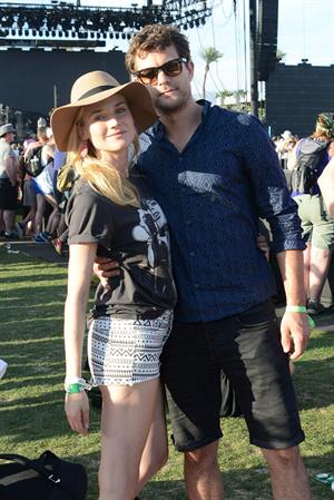 Diane Kruger attends the H&M Loves Music Coachella 2013 kick-off Event at Merv Griffin Estate in La Quinta in April 