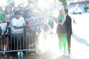 Diane Kruger arrive at the Series Premiere of F's 'The Bridge' at the DGA Theater July 8, 2013 