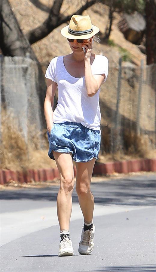 Diane Kruger Taking a Sunday stroll in Hollywood 11.08.13 