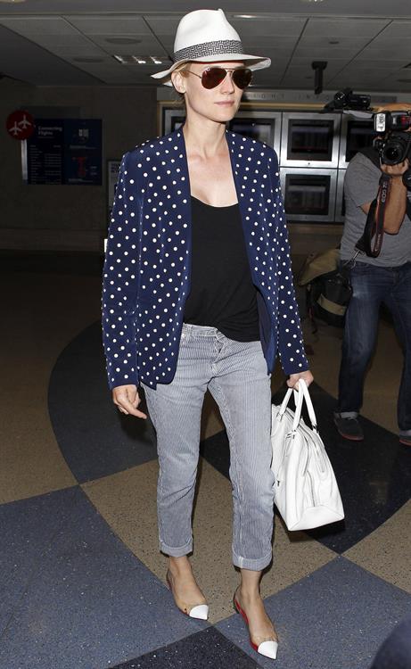 Diane Kruger Arrives At LAX