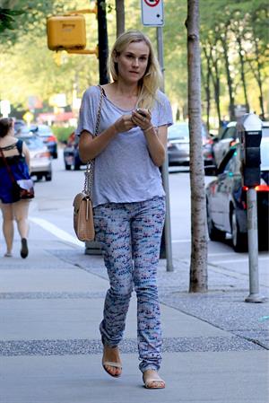 Diane Kruger - Taking in the new movie 'The Campaign' in downtown Vancouver on August 14, 2012