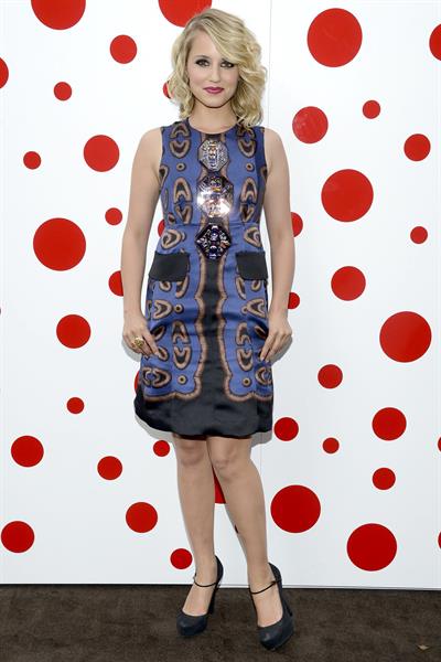 Dianna Agron - Louis Vuitton Dinner honoring Yayoi Kusama in New York - July 10, 2012