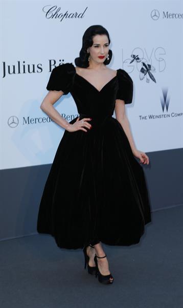 Dita Von Teese amfAR's 20th Annual Cinema Against AIDS (May 23, 2013) 
