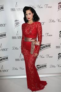 Dita Von Teese Cointreau & Nikki Beach Present Dita Von Teese - 66th Annual Cannes Film Festival (May 20, 2013) 