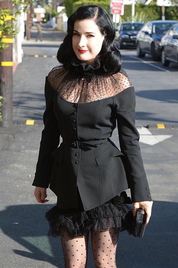 Dita Von Teese - Fragrance Launch in LA 12/15/12  