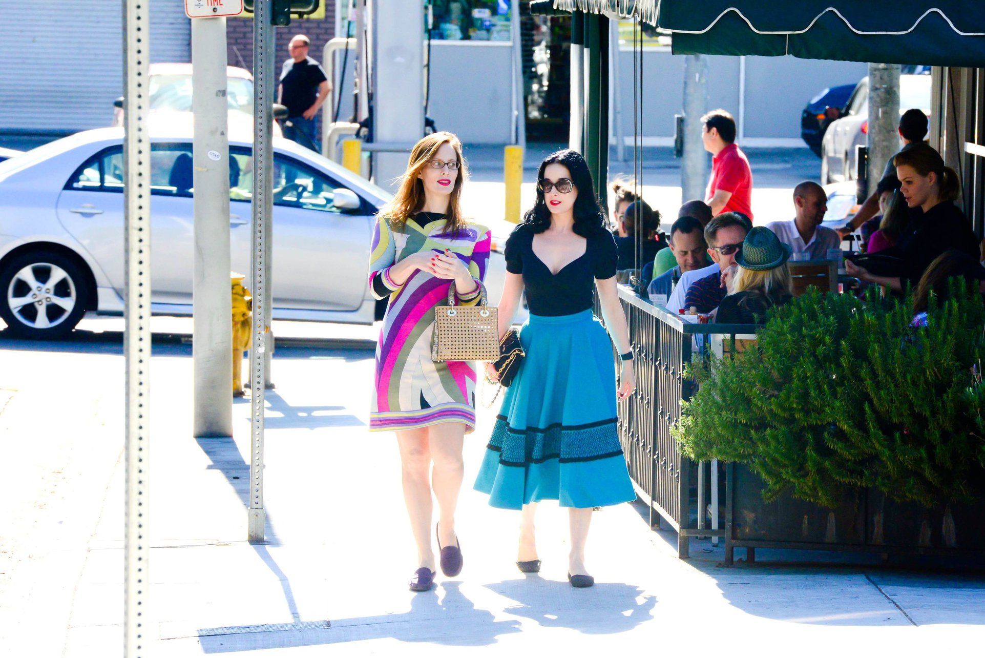 Dita von Teese Spotted on the streets of Los Angeles (November 4, 2012) 