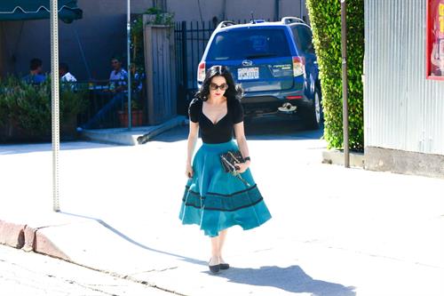 Dita von Teese Spotted on the streets of Los Angeles (November 4, 2012) 