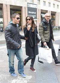 Elisabetta Canalis out and about in Milan (29.03.2013) 