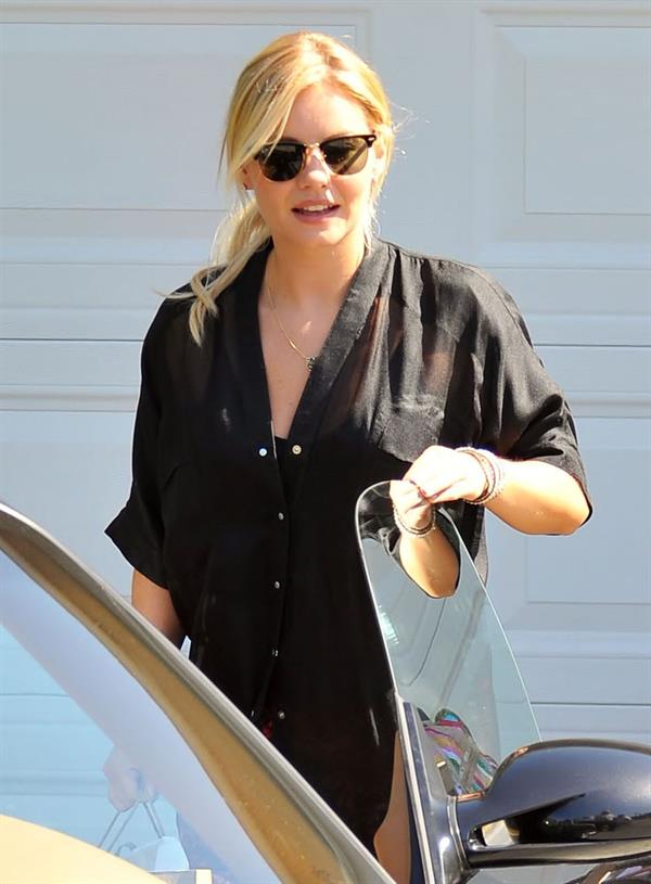 Elisha Cuthbert - Leaving a party in Brentwood - August 12, 2012