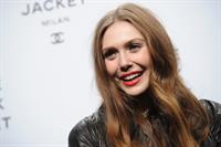 Elizabeth Olsen Chanel The Little Black Jacket - Karl Lagerfeld Photo Ehibition Dinner Party Milan, April 4, 2013 