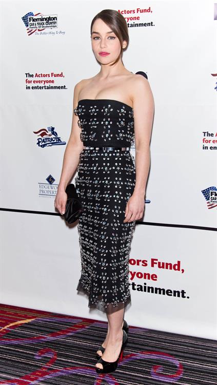 Emilia Clarke 2013 Actors Fund Gala, April 29, 2013