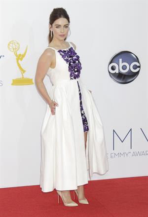 Emilia Clarke - 64th Primetime Emmys Nokia Theatre LA Sept 23, 2012