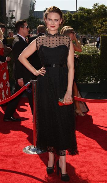 Emily Deschanel - Creative Arts Emmy Awards 9/15/12  
