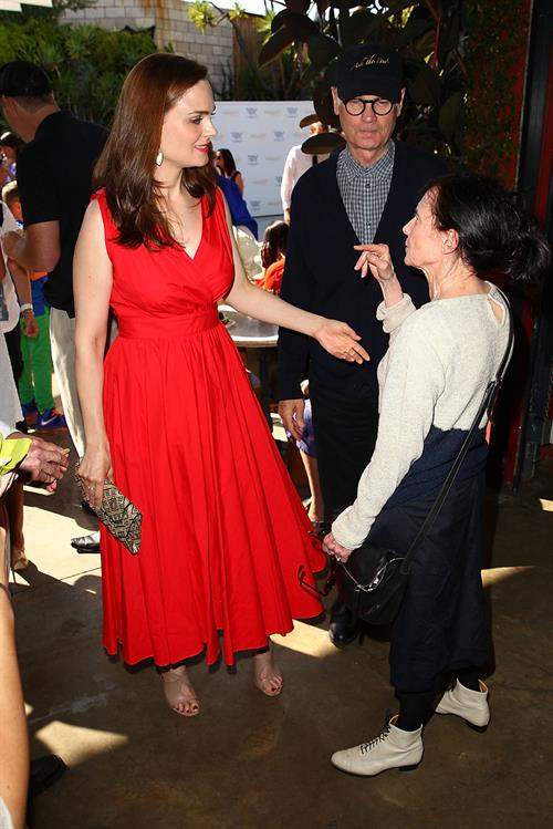 Emily Deschanel Humane Society of the United States Veg Appetit at Smogshoppe in LA on June 16, 2013