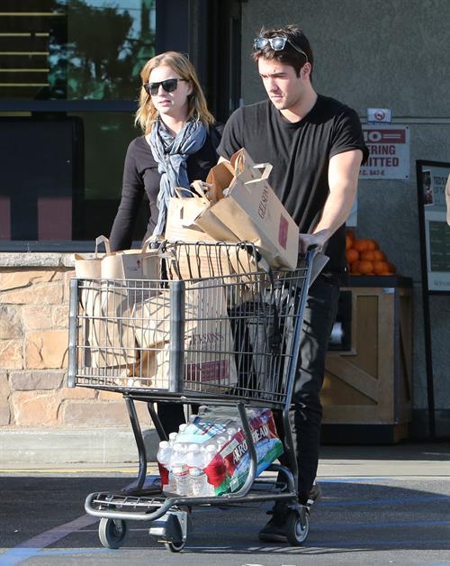 Emily VanCamp shops at Gelson's in Los Feliz 2/22/13 