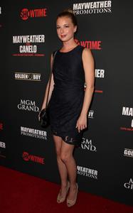 Emily VanCamp – Mayweather vs Alvarez Party 9/14/13  