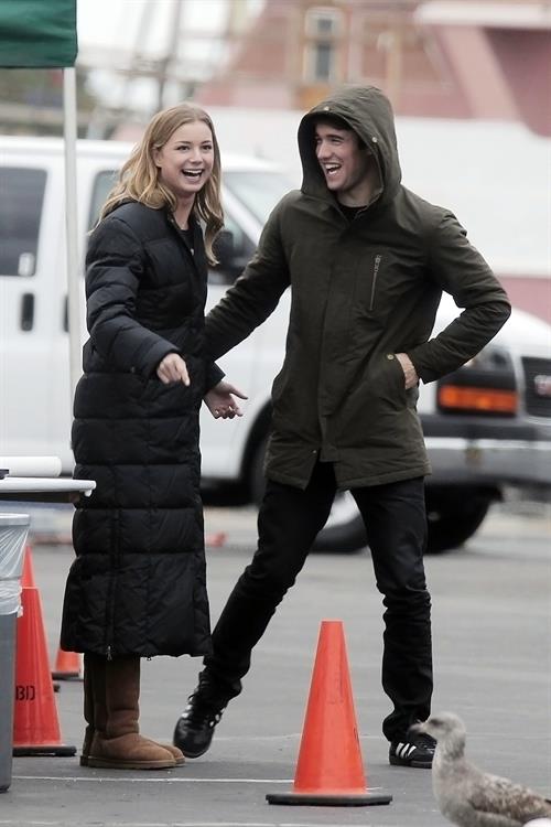 Emily VanCamp - On the Set of Revenge in Los Angeles (07.02.2013) 