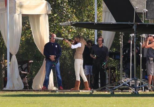 Emily VanCamp Set of Revenge in Los Angeles - October 31, 2012