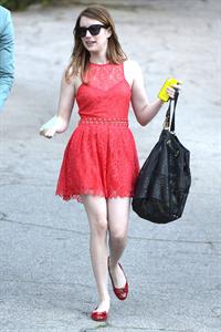 Emma Roberts leaving a private party in Beverly Hills 3/13/13 