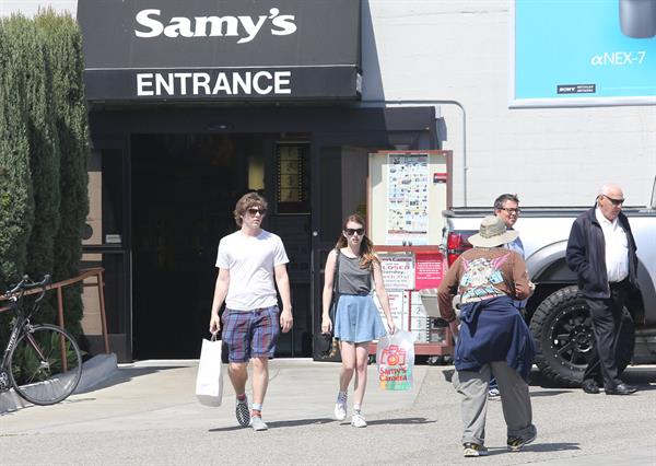 Emma Roberts - Spotted shopping at Samy's in Los Angeles (30.03.2013) 
