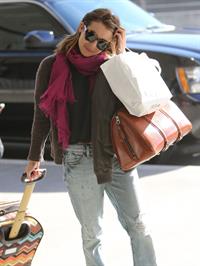 Emma Roberts departing on a flight at LAairport in Los Angeles, California on December 22, 2012 