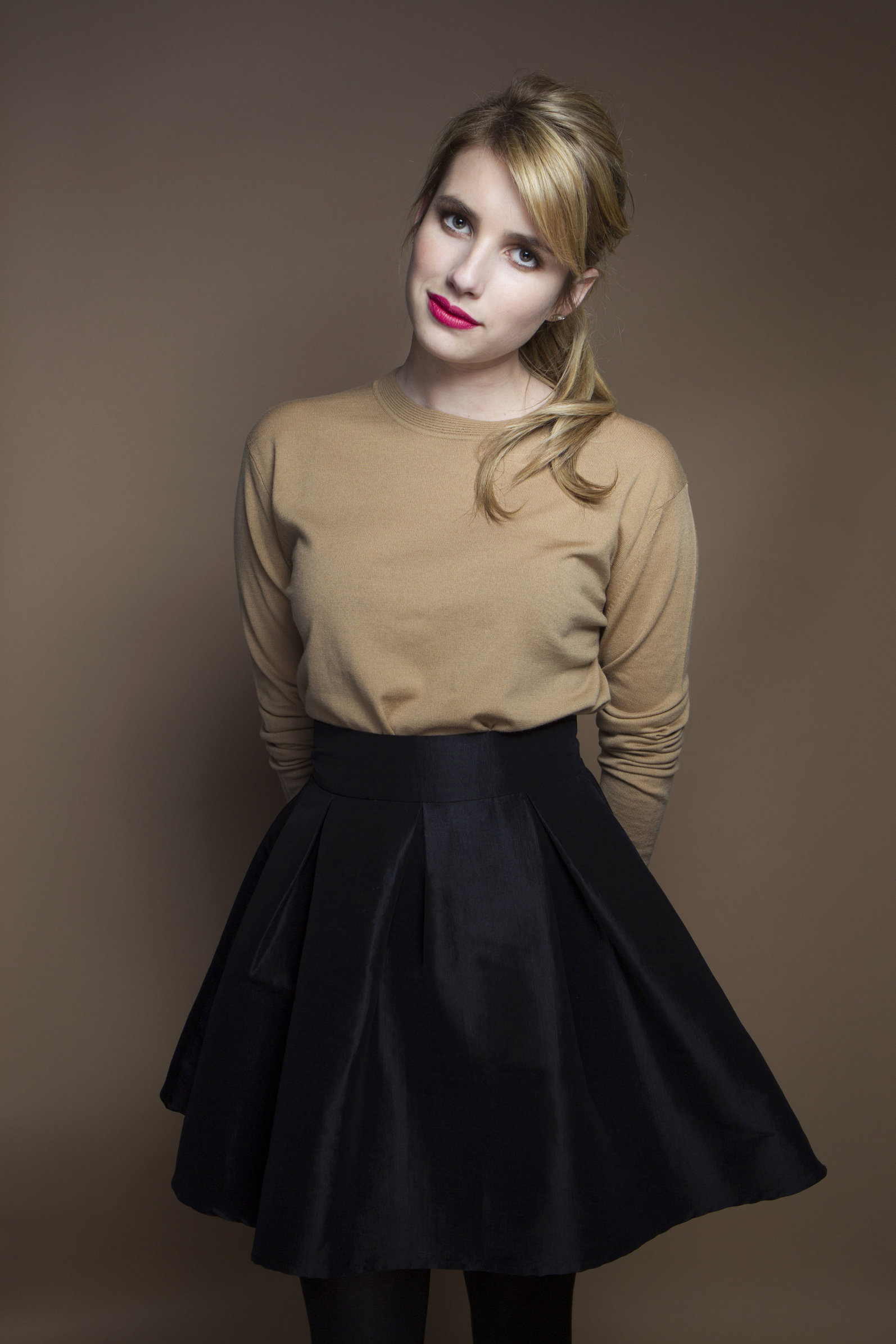 Emma Roberts Victoria Will Photoshoot on Friday in New York - October 19, 2012 