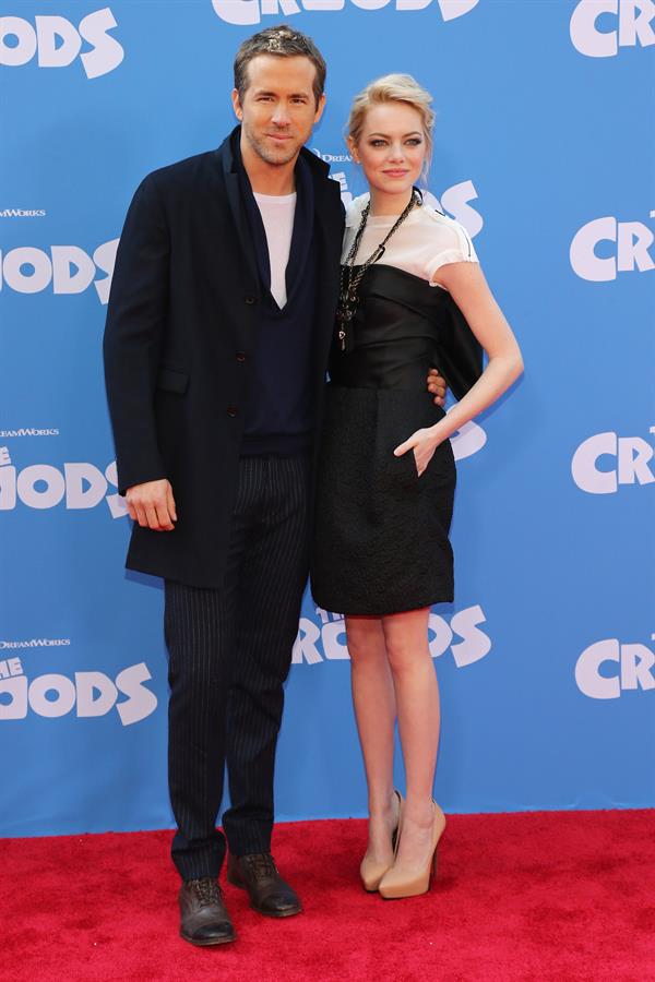 Emma Stone 'The Croods' premiere in NYC 3/10/13 