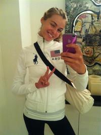 Valentina Zelyaeva taking a selfie