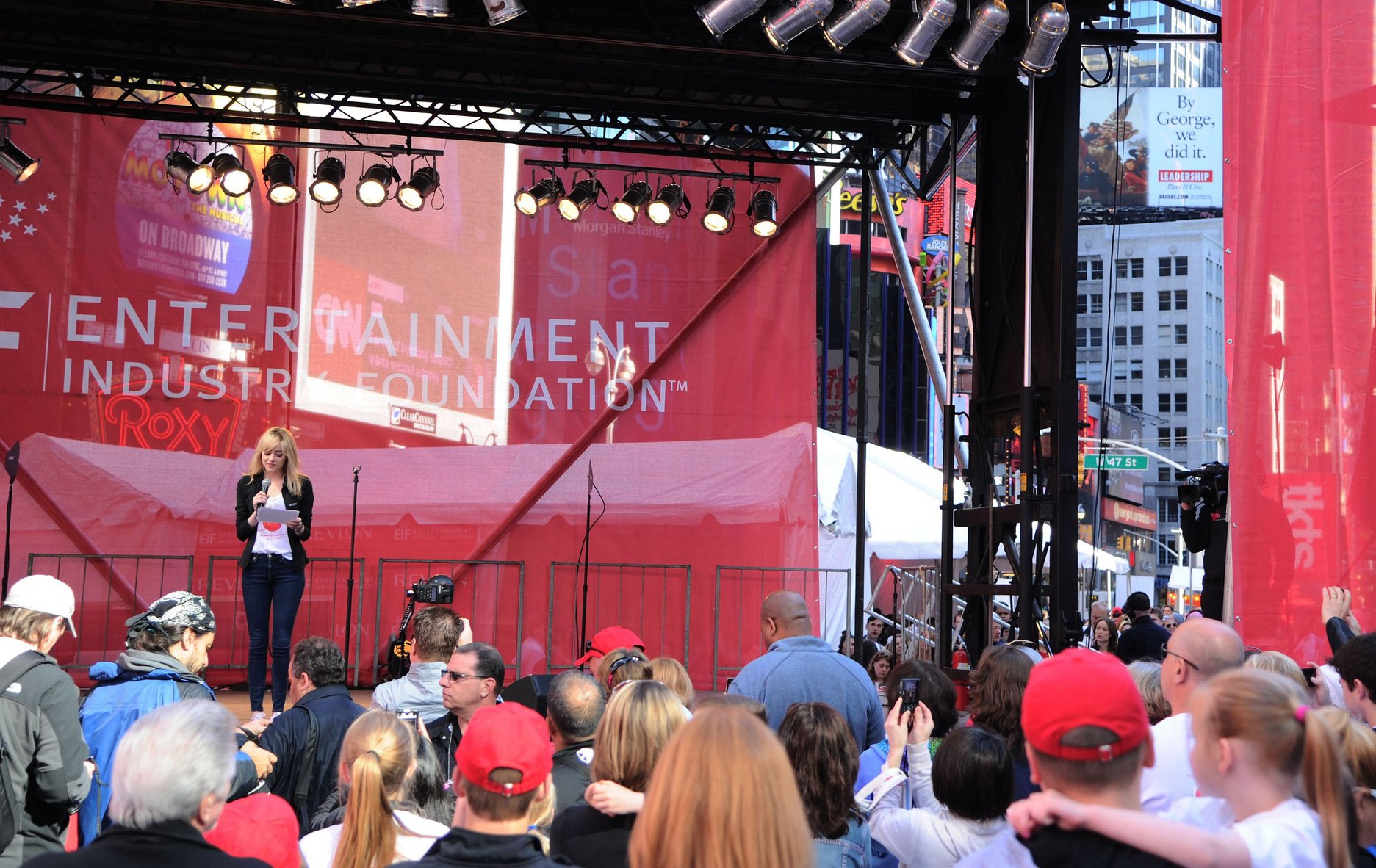 Emma Stone Revlon Run/Walk For Women in New York City - May 4, 2013 