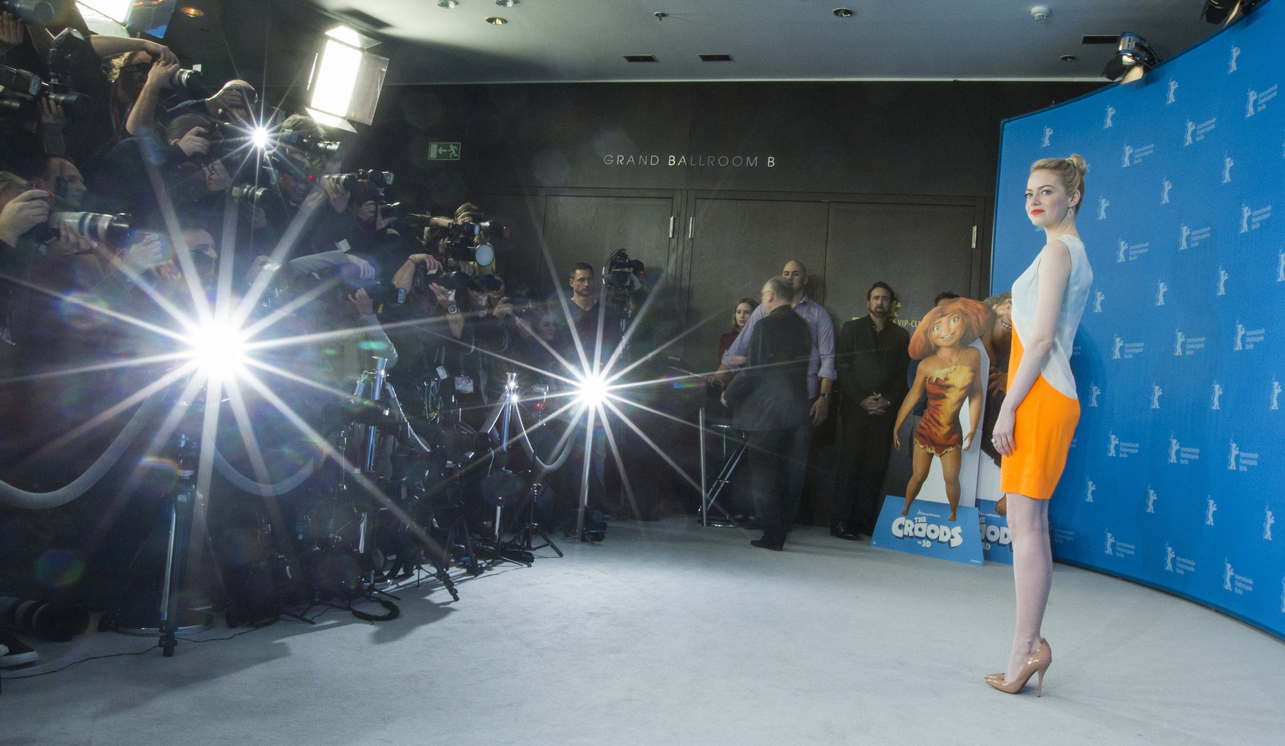 Emma Stone  'The Croods' photocall at 63rd Berlinale Int. Film Festival in Berlin 2/15/13 