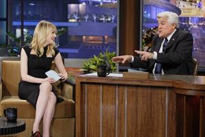 Emma Stone at The Tonight Show with Jay Leno in Burbank 1/8/13 