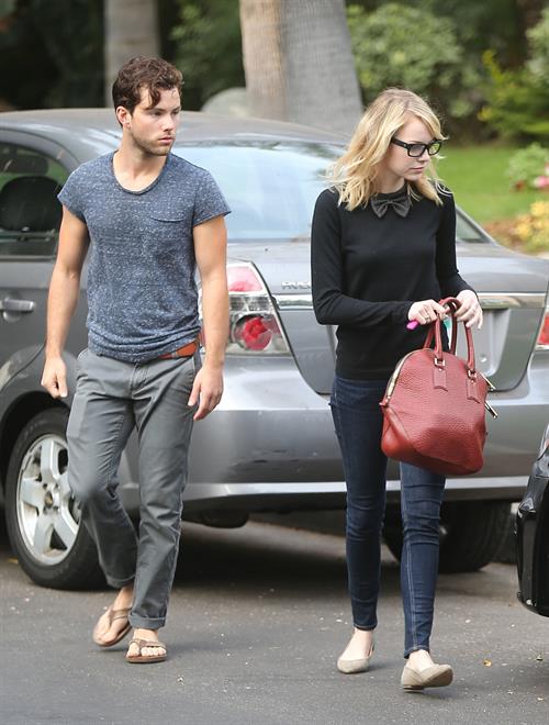 Emma Stone out and about in Hollywood 10/9/12 