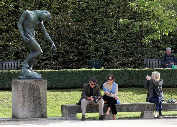 Emma Stone at Musee Rodin in Paris - October 4,2012 