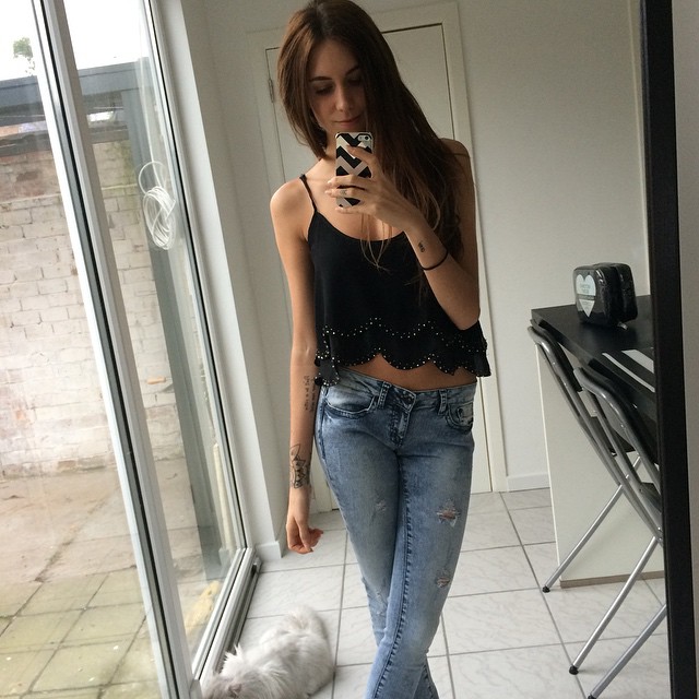 Talisa Loup taking a selfie