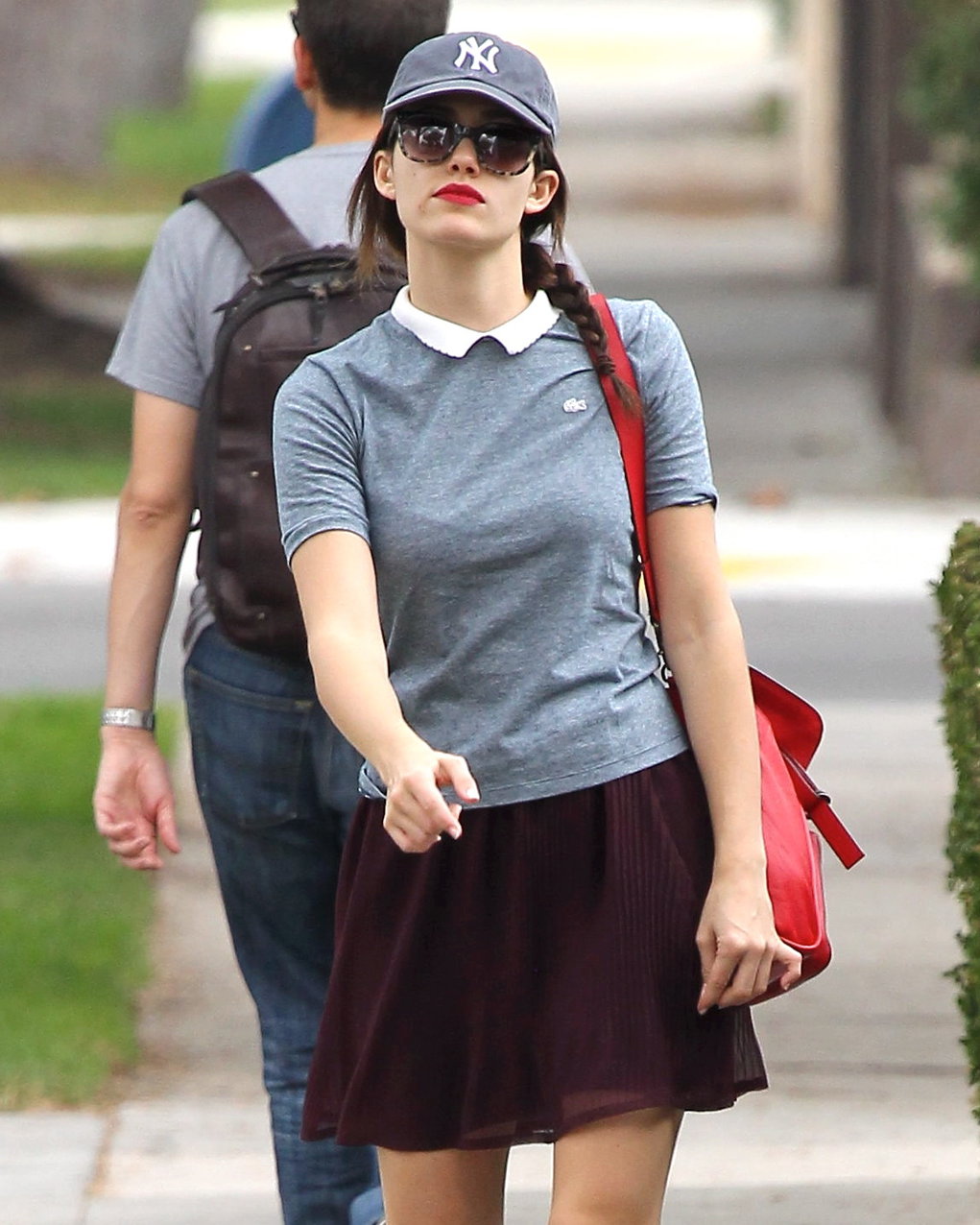 Emmy Rossum out and about in New York 10/20/12 