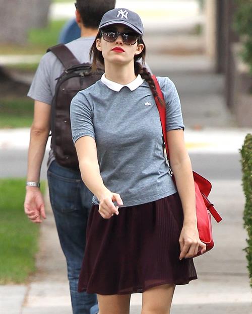 Emmy Rossum out and about in New York 10/20/12 