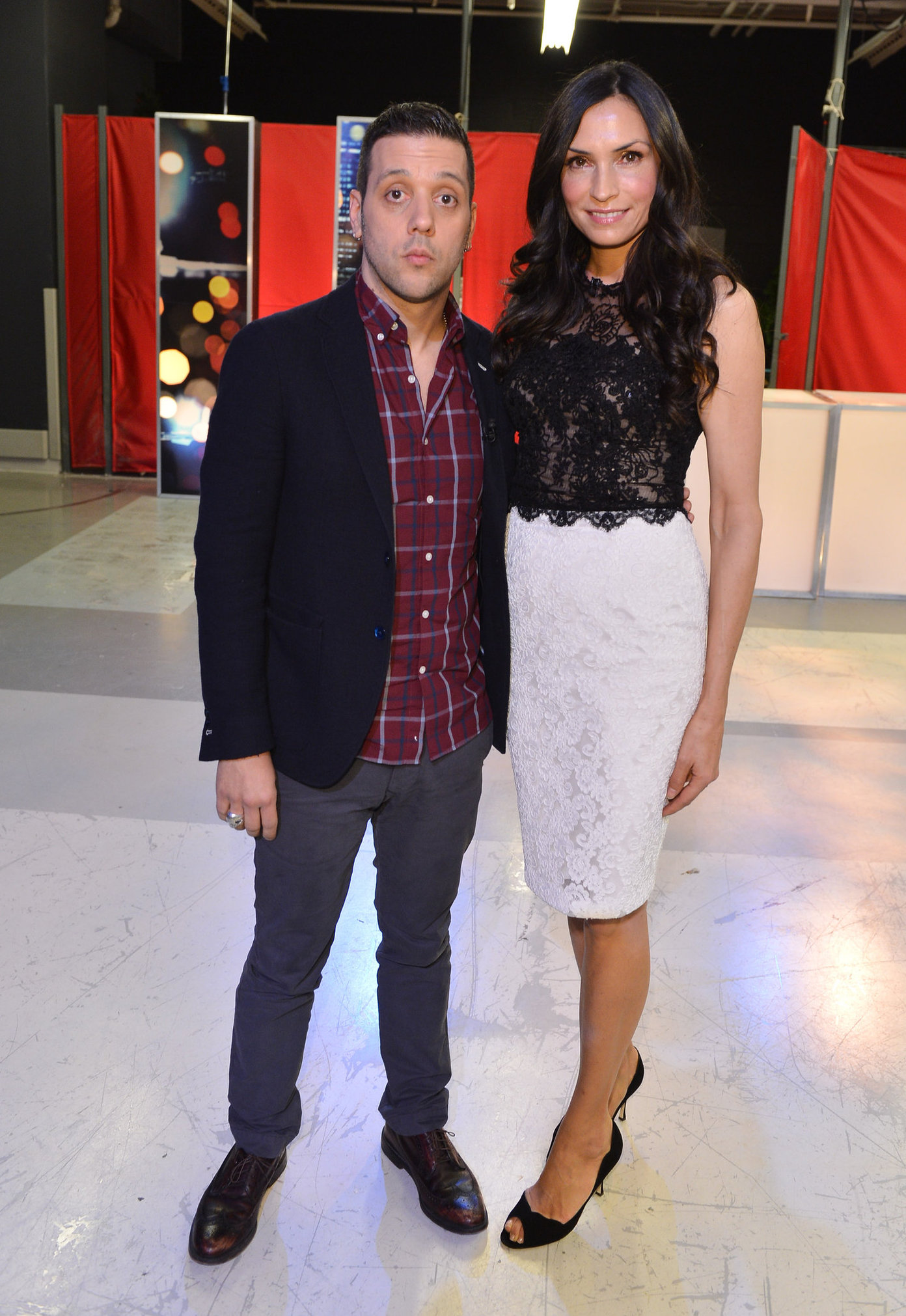 Famke Janssen Appears On  George Stroumboulopoulos Tonight  -- Toronto, Apr. 16, 2013 