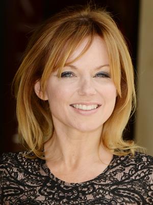 Geri Halliwell arrives at the Ivor Novello Awards in London on May 16, 2013