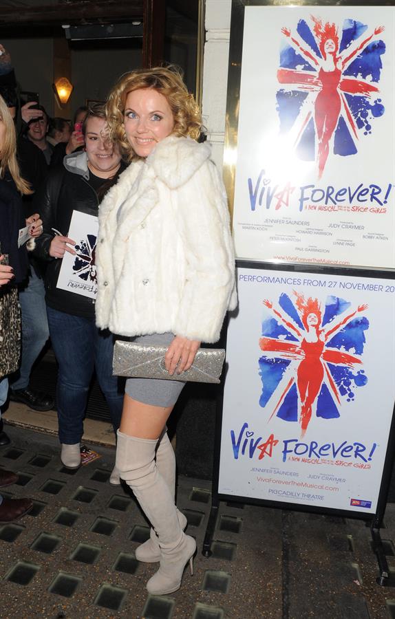 Geri Halliwell 'Viva Forever' at the Piccadilly Theatre in London 12/18/12 